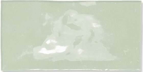 Керамическая плитка Wow Fez Mint Gloss 114729, цвет зелёный, поверхность глянцевая, прямоугольник, 62.5x125