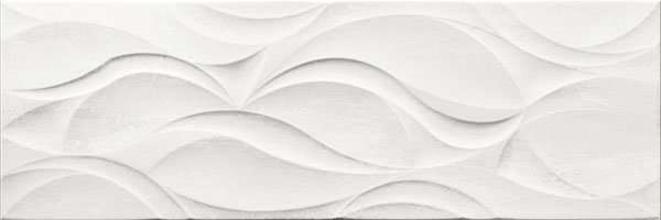 Керамическая плитка Brennero Touch Feel White, цвет белый, поверхность матовая, прямоугольник, 250x750