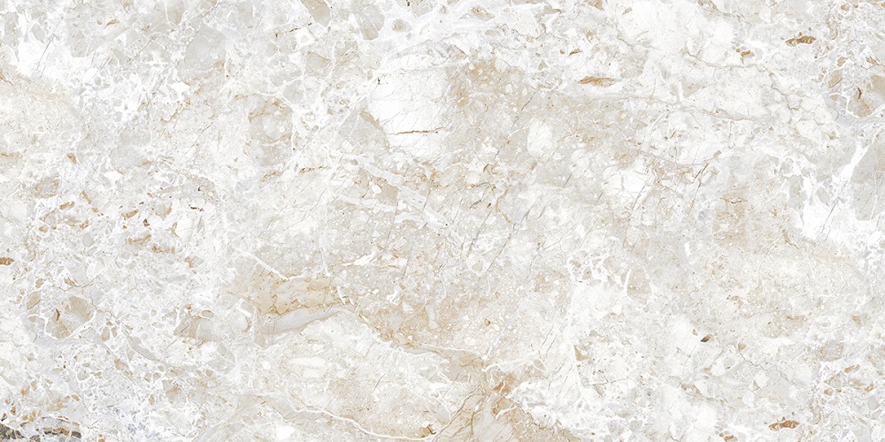Керамогранит Absolut Gres Breccia Natural, цвет бежевый, поверхность полированная, прямоугольник, 600x1200