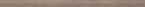 Бордюры Fap Milano&Wall Moka Spigolo fNV8, цвет коричневый, поверхность матовая, прямоугольник, 10x305