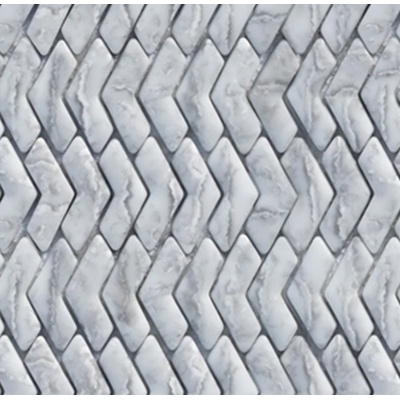 Мозаика  Herringbone Warm Grey Cold Grey Nat JS1041RZ-YH3, цвет серый, поверхность натуральная, прямоугольник, 290x300
