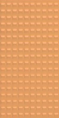 Керамическая плитка Rako Color Two GRND8150, цвет оранжевый, поверхность структурированная, кабанчик, 100x200