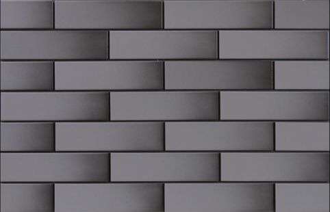 Клинкер Cerrad Grafitowa 9867, цвет серый, поверхность глянцевая, под кирпич, 65x245