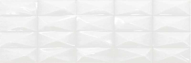 Керамическая плитка Ibero Perlage Claire Perle, цвет белый, поверхность глянцевая, прямоугольник, 250x750