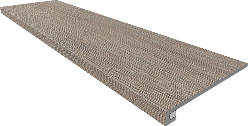 Ступени Estima Kraft Wood Steptrade Light Grey KW02 70611, цвет серый, поверхность структурированная, прямоугольник, 330x1200