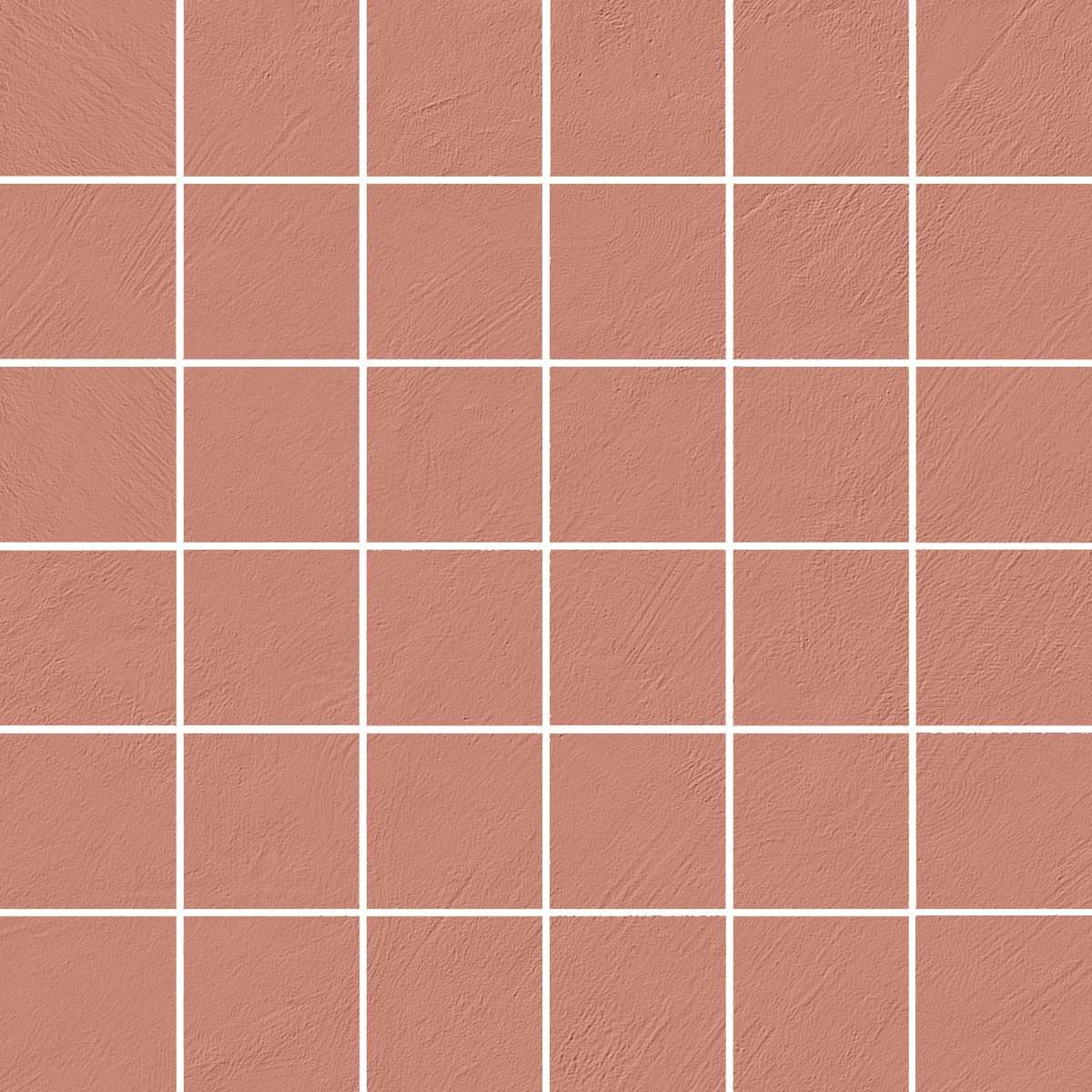 Мозаика Italon Surface Scarlet Mosaico 610110000422, цвет розовый, поверхность патинированная, квадрат, 300x300