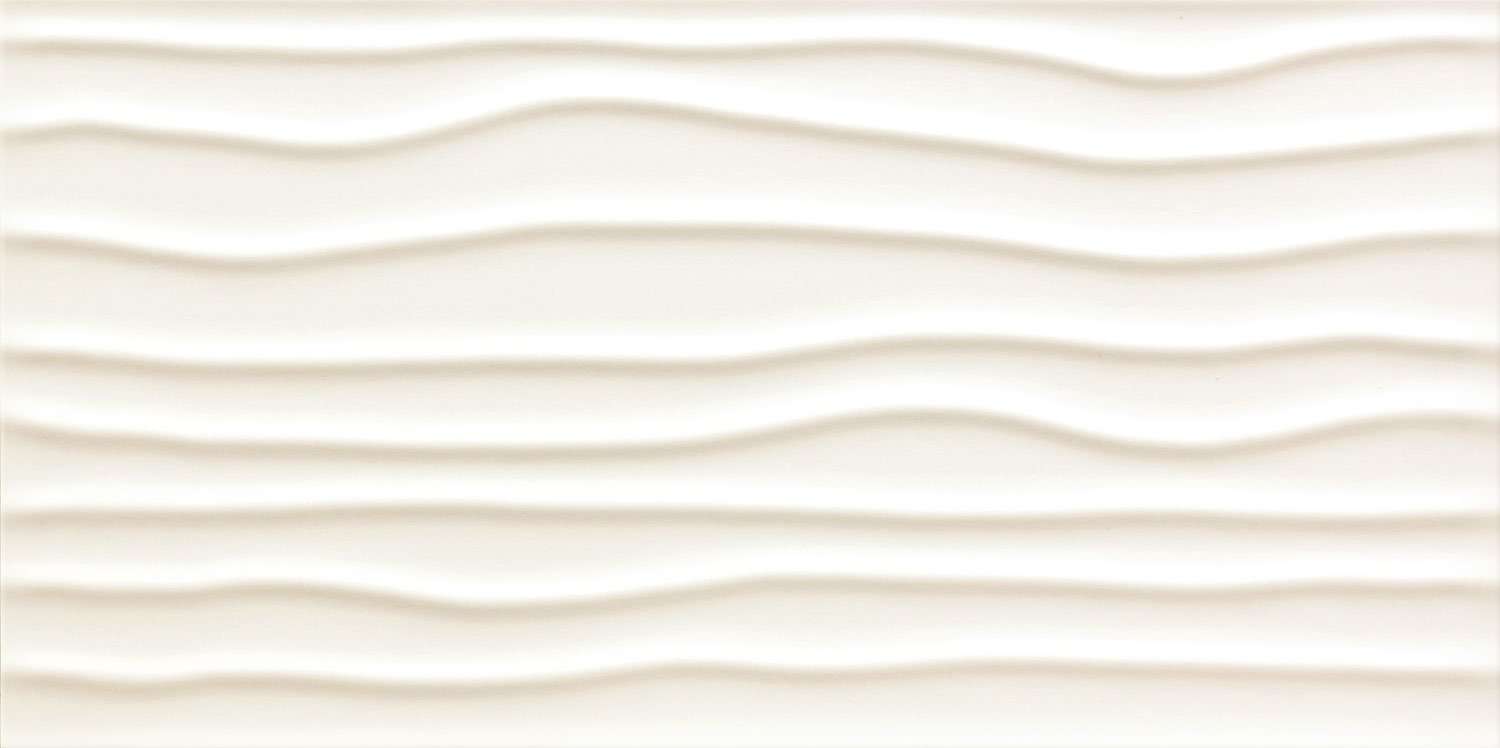 Керамическая плитка Tubadzin All in White 4 STR, цвет белый, поверхность матовая, прямоугольник, 298x598
