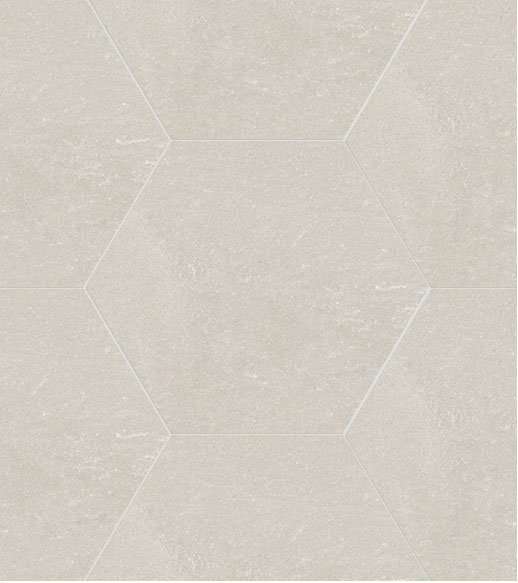 Керамогранит Kronos Trellis Exa Dust Esagono 7243, цвет серый, поверхность матовая, прямоугольник, 175x205