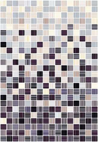 Мозаика Керамин Гламур 4С, цвет разноцветный, поверхность глянцевая, прямоугольник, 400x275