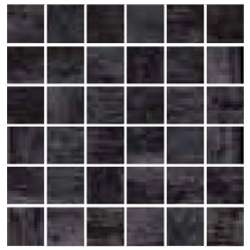 Мозаика Serenissima Charwood Mos Carbon 1059031, цвет чёрный, поверхность матовая, квадрат, 300x300