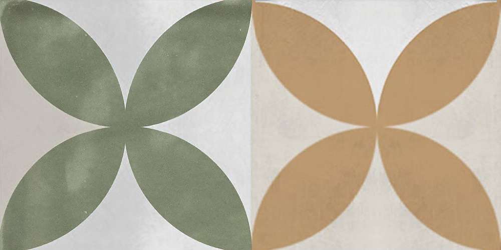 Декоративные элементы Cifre Atmosphere Decor More Olive, цвет зелёный, поверхность глянцевая, квадрат, 125x250