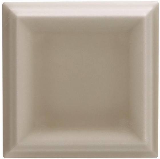 Керамическая плитка Adex ADST1077 Liso Framed Silver Sands, цвет коричневый, поверхность глянцевая, квадрат, 73x73