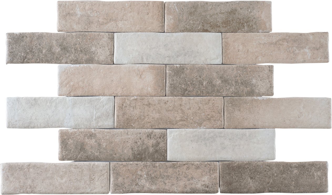 Керамическая плитка Pamesa Brickwall Sand, цвет бежевый, поверхность сатинированная, под кирпич, 70x280