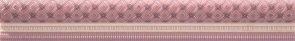Бордюры Blau Fifth Avenue Mold. MLV, цвет розовый, поверхность глянцевая, прямоугольник, 35x250