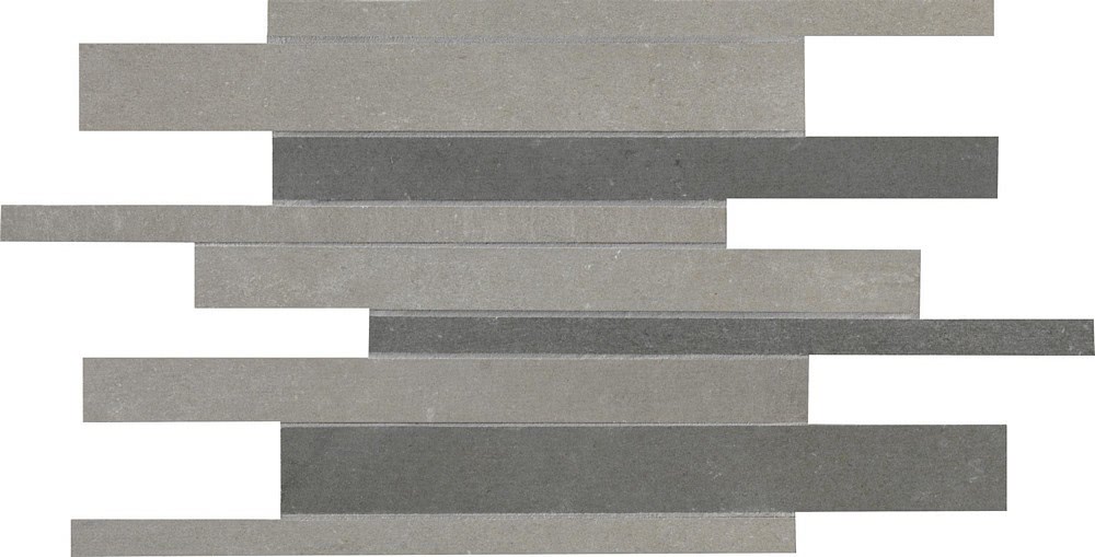 Мозаика Flaviker Urban Mos. Mix Smoke-Night UCMO902, цвет серый, поверхность матовая, прямоугольник, 300x400