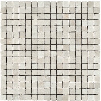 Мозаика Leonardo Waterfront MK.WATERFR.W, цвет белый, поверхность матовая, квадрат, 300x300