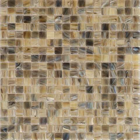 Мозаика Alma Mosaic Misty MN647, цвет коричневый, поверхность глянцевая, квадрат, 295x295