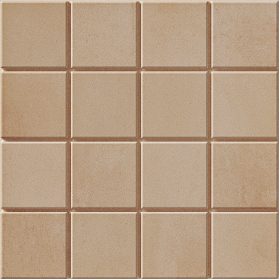 Керамогранит Wow Raster Grid S Clay 131396, цвет коричневый, поверхность матовая, квадрат, 150x150