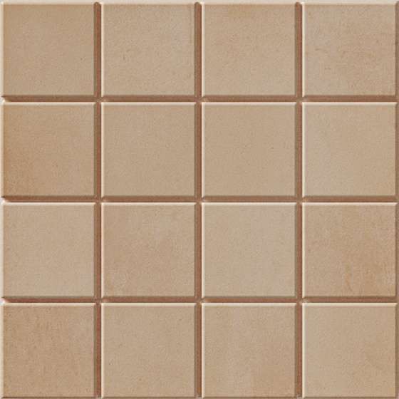Керамогранит Wow Raster Grid S Clay 131396, цвет коричневый, поверхность матовая, квадрат, 150x150