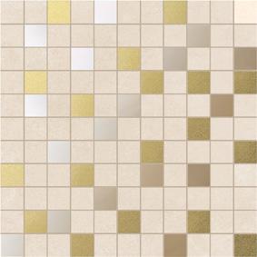 Мозаика Ibero Zero Mosaico Adore Sand, цвет бежевый, поверхность сатинированная, квадрат, 300x300