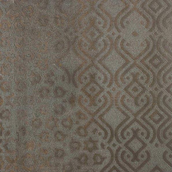 Керамогранит Grespania Vulcano Fragua Corten, цвет коричневый, поверхность полированная, квадрат, 600x600