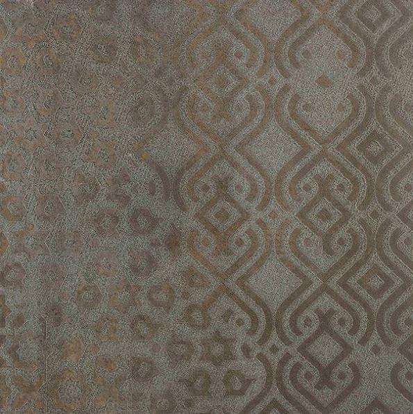 Керамогранит Grespania Vulcano Fragua Corten, цвет коричневый, поверхность полированная, квадрат, 600x600