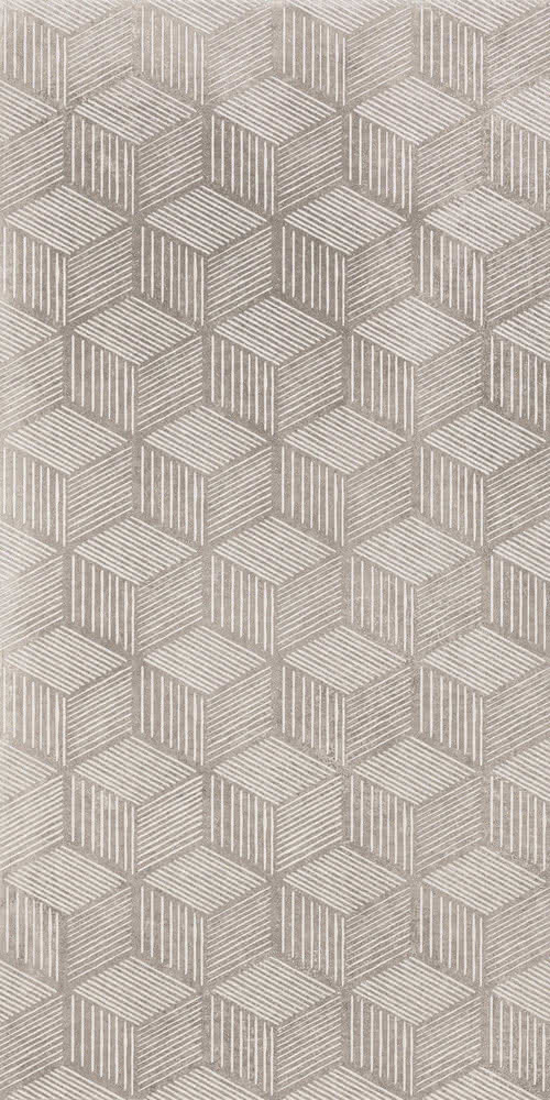 Декоративные элементы Kronos Prima Materia Sandalo Esagono 8209, цвет серый, поверхность матовая, прямоугольник, 600x1200