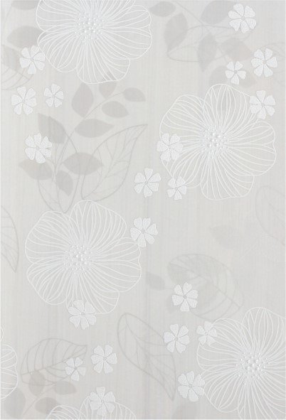 Декоративные элементы Керамин Шарм Декор, цвет серый, поверхность глянцевая, прямоугольник, 400x275