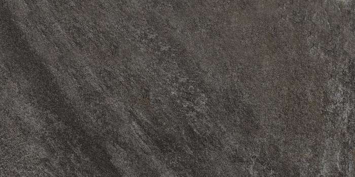 Керамогранит Alfalux Stonequartz Nero Ret 8201001, цвет чёрный, поверхность матовая, прямоугольник, 600x1200