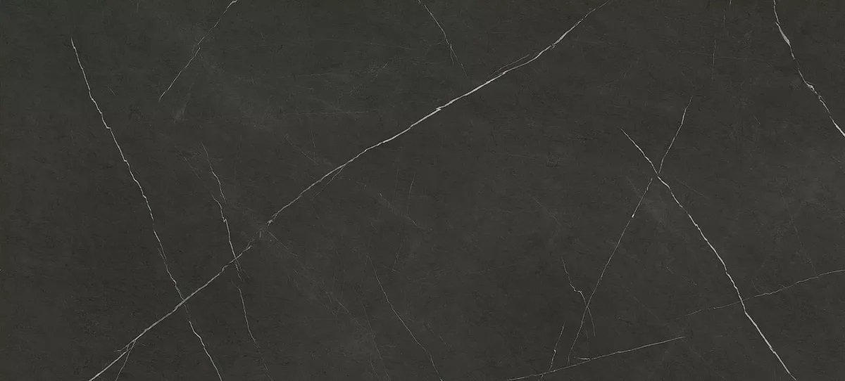 Широкоформатный керамогранит Geotiles Apreggio Nero Matt, цвет чёрный, поверхность матовая, прямоугольник, 1200x2800