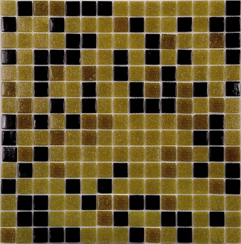 Мозаика NS Mosaic MIX8, цвет коричневый, поверхность глянцевая, квадрат, 327x327