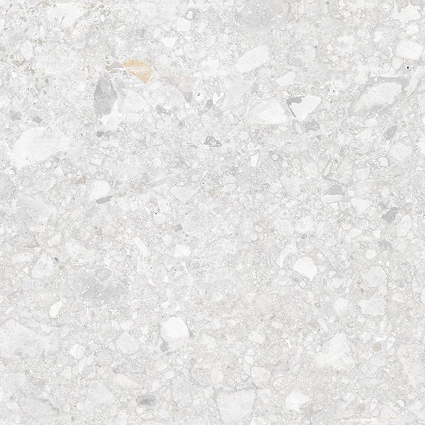 Керамогранит Идальго Герда LLR Белый, цвет белый, поверхность лаппатированная, квадрат, 600x600