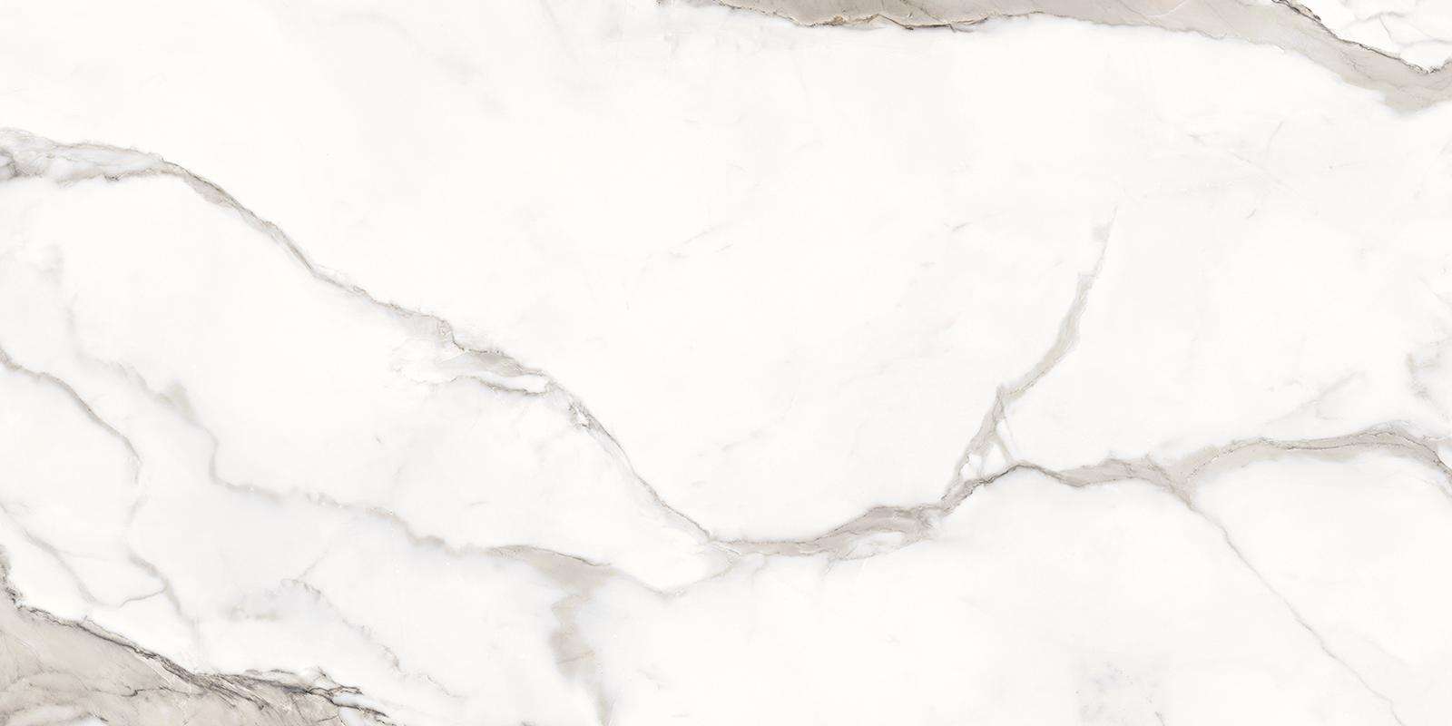 Керамогранит Provenza Unique Marble Calacatta Regale Silktech EKS7, цвет белый серый, поверхность матовая, прямоугольник, 600x1200
