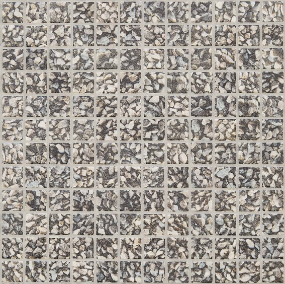 Мозаика Mosavit Print Anti Perissa Negra, цвет серый, поверхность матовая, квадрат, 316x316