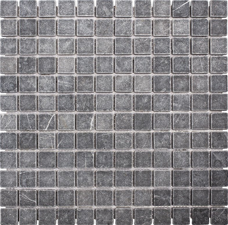 Мозаика Starmosaic Wild Stone (23x23) VBs Tumbled, цвет серый, поверхность матовая, квадрат, 300x300