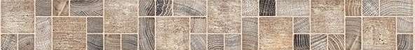 Бордюры Нефрит керамика Тоскана Бордюр 05-01-1-57-03-15-711-0, цвет коричневый, поверхность матовая, прямоугольник, 59x500
