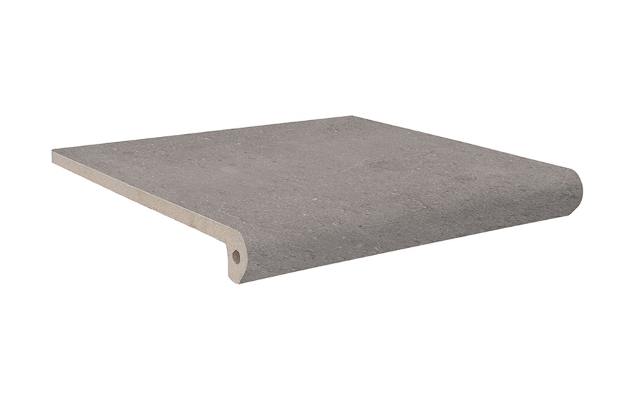 Ступени Exagres Portland Peldano Grey Anti-slip, цвет серый, поверхность матовая, квадрат, 330x330