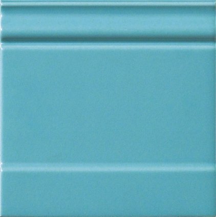 Бордюры Grazia Amarcord Zoccolo Pavone Matt. ZOE99, цвет бирюзовый, поверхность матовая, квадрат, 200x200