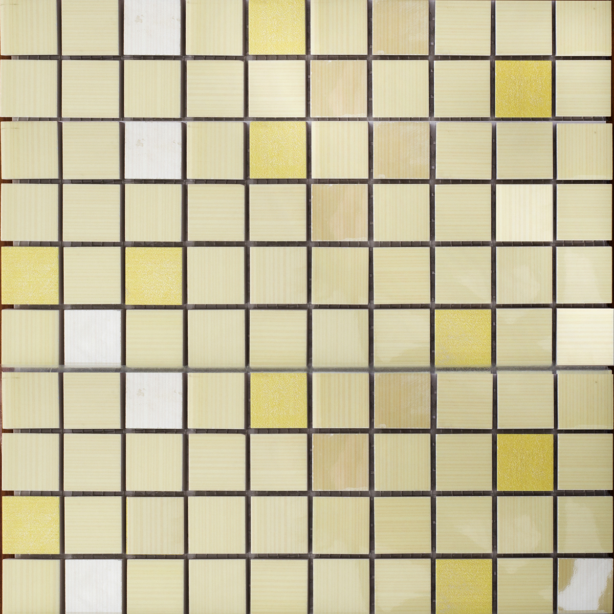 Мозаика Essere Allegria Mosaico Crema, цвет бежевый, поверхность глянцевая, квадрат, 250x250