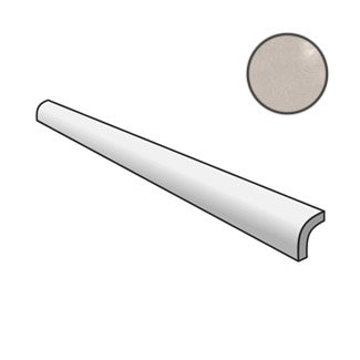 Бордюры Equipe Country Pencil Bullnose Grey Pearl 23319, цвет серый, поверхность глянцевая, прямоугольник, 30x200