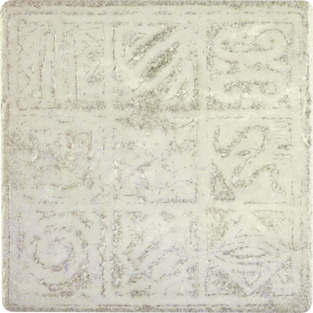 Декоративные элементы Cerdomus Durango BR 1-4 Bianco 2020 ZHAH, цвет слоновая кость, поверхность матовая, квадрат, 200x200