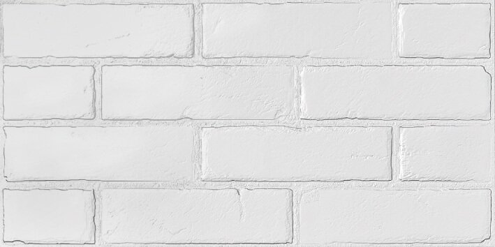 Керамогранит Керамин Керамогранит Манчестер 7 Белый, цвет белый, поверхность глазурованная, под кирпич, 300x600