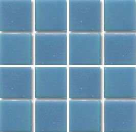 Мозаика Irida Glamour A10.112(1), цвет синий, поверхность глянцевая, квадрат, 318x318
