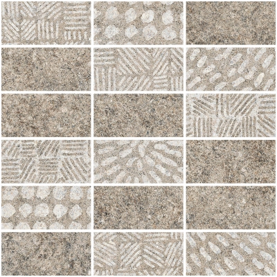 Мозаика Vitra Stone-X K9498908R001VTE0, цвет серый, поверхность матовая, квадрат, 300x300