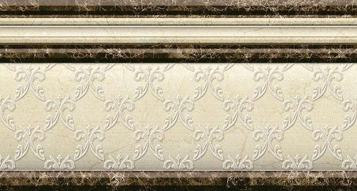 Бордюры Mayolica Zocalo Versailles, цвет бежевый, поверхность глянцевая, прямоугольник, 150x280