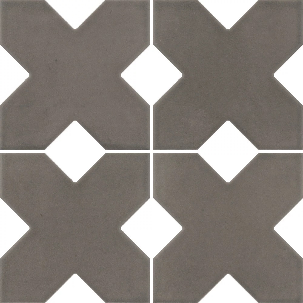 Керамическая плитка Equipe Kasbah Mud 28819, цвет серый, поверхность глянцевая, квадрат, 120x120
