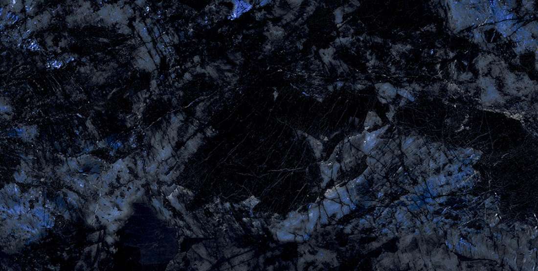 Керамогранит Maimoon Maimoon Ganymede High Glossy, цвет чёрный синий, поверхность глянцевая полированная, прямоугольник, 600x1200
