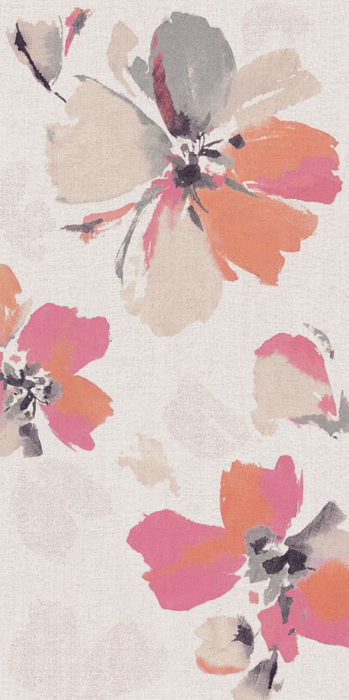 Декоративные элементы Ariana Canvas Dec. Flora Cotton 6121225, цвет разноцветный, поверхность матовая, прямоугольник, 600x1200