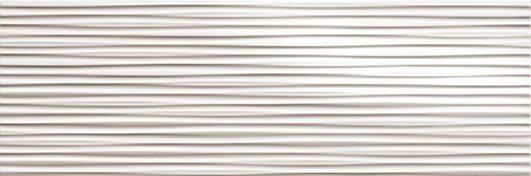 Керамическая плитка Fap Lumina Line White Gloss, цвет белый, поверхность глянцевая 3d (объёмная), прямоугольник, 250x750