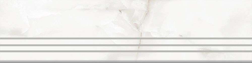 Ступени Absolut Gres Mistery Onix Grey Polished, цвет белый, поверхность полированная, прямоугольник, 300x1200